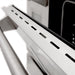 ZLINE Ranges ZLINE 48" 6.0 cu. ft. Gas Burner, Electric Oven with Griddle and White Matte Door in DuraSnow® Stainless Steel, RAS-WM-GR-48