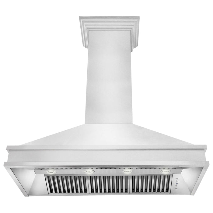 ZLINE 48" Designer Series Wall Mount Range Hood In DuraSnow Stainless Steel 8656S-48