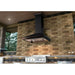 ZLINE 48 in. 24" depth Oil-Rubbed Bronze Wall Range Hood 8667B-48