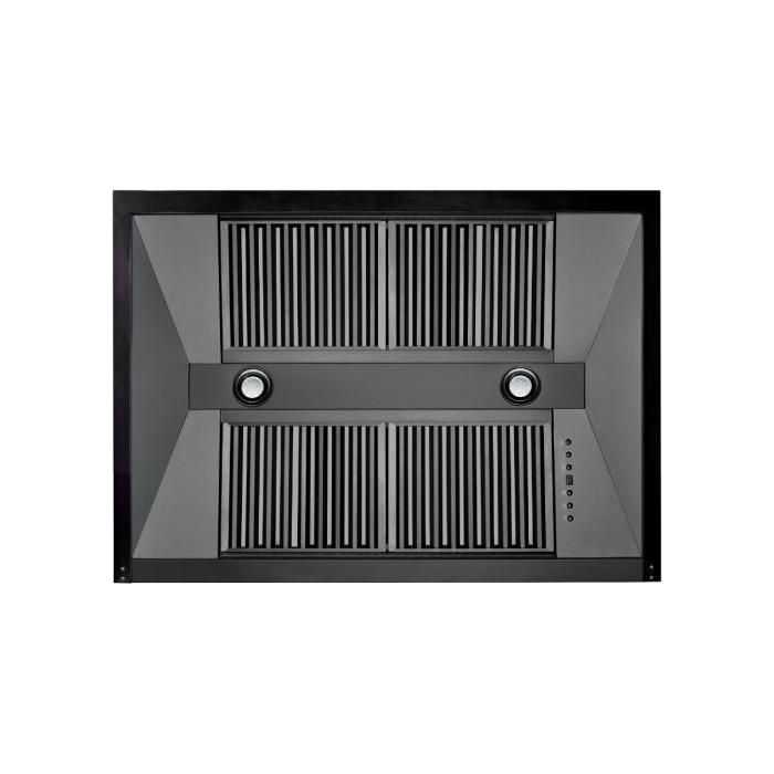 ZLINE 48 in. Black Stainless Steel Wall Mount Range Hood BS655N-48