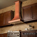 ZLINE 48 in. Designer Series Copper Finish Wall Range Hood 8632C-48