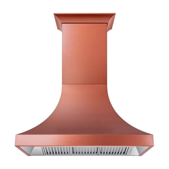 ZLINE 48 in. Designer Series Copper Finish Wall Range Hood 8632C-48