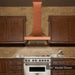 ZLINE 48 in. Designer Series Copper Finish Wall Range Hood 8632C-48