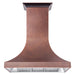 ZLINE Range Hoods ZLINE 48 in. Designer Series Hand-Hammered Copper Finish Wall Range Hood 8632H-48