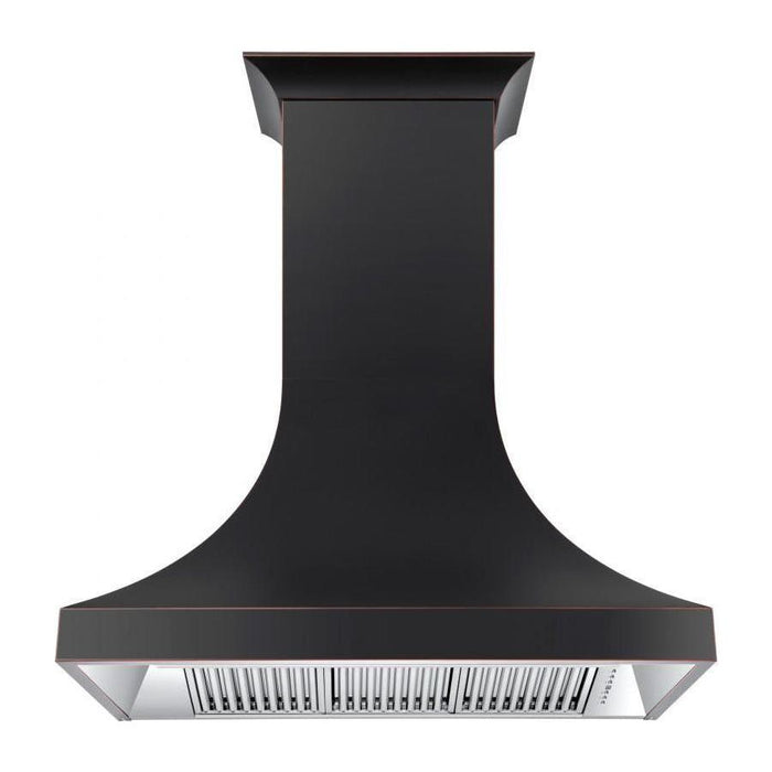 ZLINE 48 in. Designer Series Oil-Rubbed Bronze Wall Range Hood 8632B-48