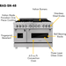 ZLINE Kitchen Appliance Packages ZLINE 48 in. Dual Fuel Range and 48 in. Range Hood In DuraSnow Appliance Package 2KP-RASSNRH48