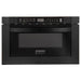 ZLINE Kitchen Appliance Packages ZLINE 48 in. Dual Fuel Range, Range Hood and Microwave Appliance Package In Black Stainless Steel 3KP-RABRH48-MW