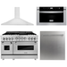 ZLINE Kitchen Appliance Packages ZLINE 48 in. Dual Fuel Range, Range Hood, Microwave Drawer and Dishwasher Appliance Package 4KP-RARH48-MWDW