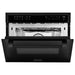 ZLINE 48 in. Gas Range, Range Hood and Microwave Oven in Black Appliance Package 3KP-RGBRH48-MO