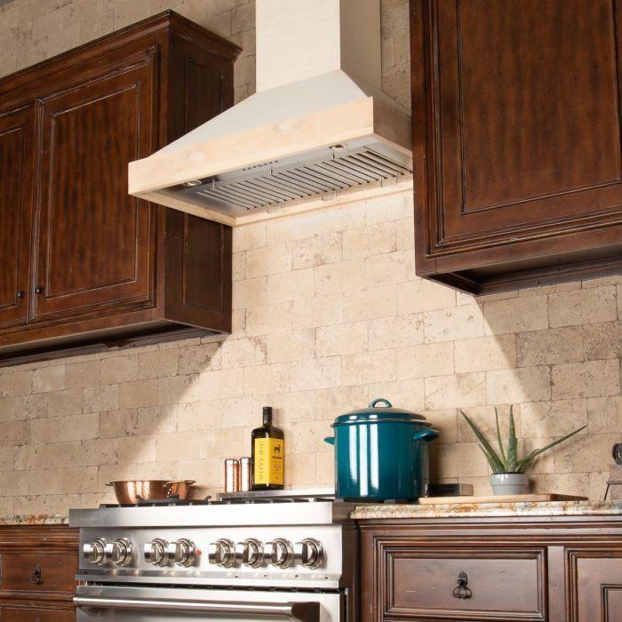 ZLINE 48 in. Unfinished Wooden Wall Range Hood KBUF-48