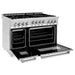 ZLINE 48 Inch 6.0 cu. ft. Range with Gas Stove and Gas Oven In Stainless Steel with a DuraSnow Door RG-SN-48