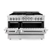 ZLINE 48 Inch 6.0 cu. ft. Range with Gas Stove and Gas Oven In Stainless Steel with a DuraSnow Door RG-SN-48