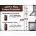 ZLINE 5 ft. Chimney Extension for Ceilings up to 12.5 ft., 8667E-E