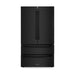 ZLINE 5-Piece Appliance Package - 36 In. Gas Rangetop, Range Hood, Refrigerator, Dishwasher and Double Wall Oven in Black Stainless Steel, 5KPR-RTBRH36-AWDDWV