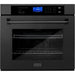 ZLINE Kitchen Appliance Packages ZLINE 5-Piece Appliance Package - 36 In. Gas Rangetop, Range Hood, Refrigerator, Dishwasher and Wall Oven in Black Stainless Steel, 5KPR-RTBRH36-AWSDWV