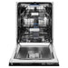 ZLINE Kitchen Appliance Packages ZLINE 5-Piece Appliance Package - 48 In. Gas Range, Range Hood, Refrigerator, Microwave and Dishwasher in Black Stainless Steel, 5KPR-RGBRH48-MWDWV