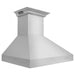 ZLINE 54 in. Stainless Steel Wall Range Hood with Built-in CrownSound Bluetooth Speakers 697CRN-BT-54