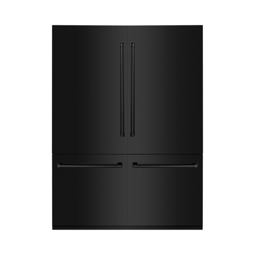 ZLINE 60" 32.2 cu. ft. Built-In Refrigerator with Internal Water and Ice Dispenser in Black Stainless Steel, RBIV-BS-60