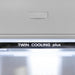 ZLINE 60" Autograph 32.2 cu. ft. Built-In Refrigerator with Internal Water and Ice Dispenser in Fingerprint Resistant Stainless Steel with Matte Black Accents, RBIVZ-SN-60-MB