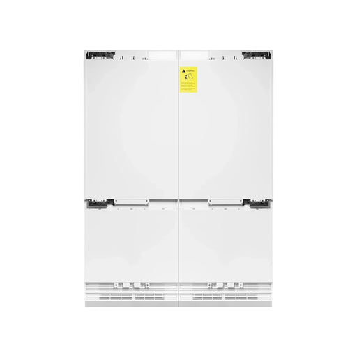 ZLINE Refrigerators ZLINE 60 In. 32.2 cu. Ft. Panel Ready Built-In 4-Door French Door Refrigerator with Champagne Bronze Handles, RBIV-60-G