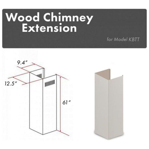 ZLINE Range Hood Accessories ZLINE 61 In. Chimney Extension for Ceilings up to 12.5 ft., KPTT-E