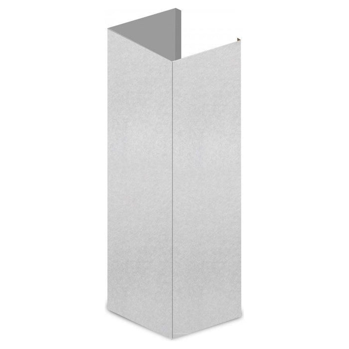 ZLINE Range Hood Accessories ZLINE 61 in. Snow Finished Stainless Steel Chimney Extension for Ceilings up to 12.5 ft. (8KL3S-E)