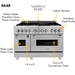 ZLINE Appliance Bundle- 48 in. Dual Fuel Range, Range Hood, 3 Rack Dishwasher, Refrigerator, Bundle-4KPR-RARH48-DWV