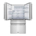 ZLINE Kitchen Appliance Packages ZLINE Appliance Package - 30 In. Dual Fuel Range, Refrigerator with Water and Ice Dispenser, Over the Range Microwave, 3KPRW-RAOTRH30