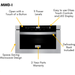 ZLINE Appliance Package - 30 in. Gas Range, 30 in. Range Hood, Microwave Drawer, 3 Rack Dishwasher, Refrigerator, 5KPR-RGRH30-MWDWV