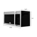 ZLINE Appliance Package - 30 In. Gas Range, Over-the-Range Microwave, Refrigerator, 3KPRW-RGOTRH30