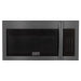 ZLINE Appliance Package - 30 in. Professional Double Wall Oven, 30 in. Rangetop, Over The Range Convection Microwave With Modern Handle In Black Stainless Steel, 3KP-RTBOTR30-AWD