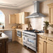 ZLINE Appliance Package - 30" Professional Double Wall Oven, 48" Rangetop, Range Hood In Stainless Steel, 3KP-RTRH48-AWD