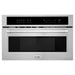 ZLINE Appliance Package - 36 In. Rangetop, 30 In. Wall Oven, Refrigerator and 30 In. Microwave Oven in Stainless Steel, 4KPR-RT36-MWAWS