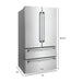 ZLINE Kitchen Appliance Packages ZLINE Appliance Package - 36 In. Rangetop, 30 In. Wall Oven, Refrigerator and 30 In. Microwave Oven in Stainless Steel, 4KPR-RT36-MWAWS