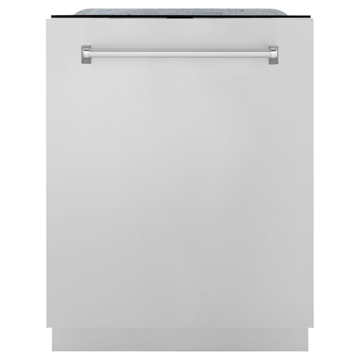 ZLINE Kitchen Appliance Packages ZLINE Appliance Package - 48" Dual Fuel Range, Range Hood, Microwave Drawer, Dishwasher, Refrigerator with Water and Ice Dispenser, 5KPRW-RARH30-MWDWM