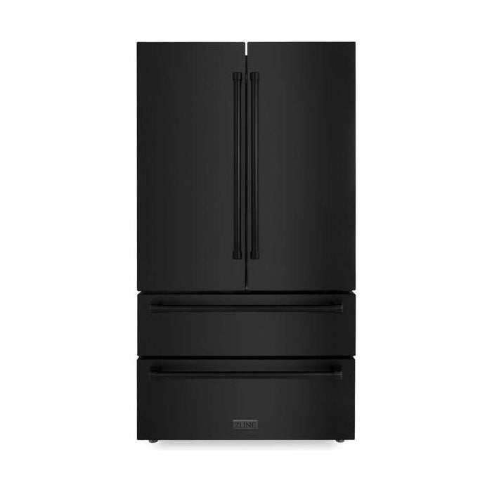 ZLINE Appliance Package - 48 in. Dual Fuel Range, Range Hood, Microwave Drawer, Dishwasher, Refrigerator, 5KPR-RABRH48-MWDWV