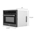 ZLINE Kitchen Appliance Packages ZLINE Appliance Package - 48 In. Dual Fuel Range with Brass Burners, Microwave Oven, Range Hood in Black Stainless Steel, 3KP-RABRHMWO-48