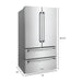 ZLINE Kitchen Appliance Packages ZLINE Appliance Package - 48 in. Gas Range, Range Hood, 3 Rack Dishwasher, Refrigerator, 4KPR-RGRH48-DWV