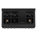 ZLINE Appliance Package - 48" Rangetop With 6 Gas Burners, Range Hood In Black Stainless Steel, 2KP-RTBRH48