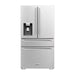 ZLINE Kitchen Appliance Packages ZLINE Appliance Package - 60 In. Dual Fuel Range, Range Hood, Microwave Drawer, Dishwasher, Refrigerator with Water and Ice Dispenser, 5KPRW-RARH60-MWDWV