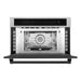 ZLINE Microwaves ZLINE Autograph 30" Built-in Convection Microwave Oven in DuraSnow® Stainless Steel with Matte Black Accents, MWOZ-30-SS-MB
