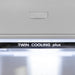 ZLINE Autograph 60 In. 32.2 cu. ft. Built-In 4-Door Refrigerator with Internal Water and Ice Dispenser In Stainless Steel and Gold Accents RBIVZ-304-60-G