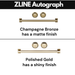ZLINE Ranges ZLINE Autograph 60 in. 7.6 cu. ft. Range, Gas Stove, Electric Oven in DuraSnow® with White Matte Door and Champagne Bronze Accents, RASZ-WM-60-CB
