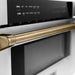 ZLINE Autograph Bronze Package - 36 in. Rangetop, 36 in. Range Hood, Dishwasher, Built-In Refrigerator, Microwave Drawer, Wall Oven