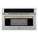 ZLINE Kitchen Appliance Packages ZLINE Autograph Bronze Package - 36" Rangetop, 36" Range Hood, Dishwasher, Refrigerator, Microwave Oven, Wall Oven