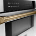 ZLINE Autograph Bronze Package - 48 in. Rangetop, 48 in. Range Hood, Dishwasher, Built-In Refrigerator, Microwave Drawer