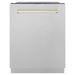 ZLINE Autograph Edition 24 in. Tall Dishwasher, Touch Control in DuraSnow® Stainless Steel with Gold Handle, DWMTZ-SN-24-G