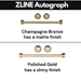 ZLINE Ranges ZLINE Autograph Edition 48 in. Gas Range in DuraSnow® with White Matte Door and Champagne Bronze Accents, RGSZ-WM-48-CB