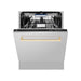 ZLINE Autograph Gold Package - 36 in. Rangetop, 36 in. Range Hood, Dishwasher, Built-In Refrigerator, Microwave Drawer