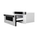 ZLINE Autograph Matte Black Package - 36 in. Rangetop, 36 in. Range Hood, Dishwasher, Built-In Refrigerator, Microwave Drawer, Wall Oven